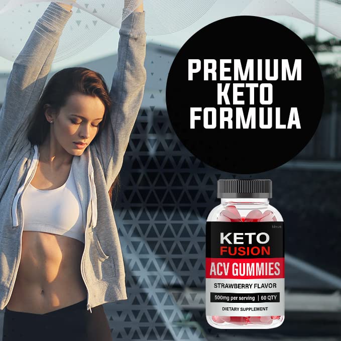 kivus Keto Fusion Gummies - Keto Fusion ACV Gummies (Single, 60 Gummies)