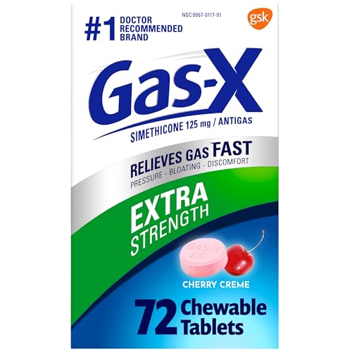 Gas-X Extra Strength Chewable Gas Relief Tablets with Simethicone 125 mg