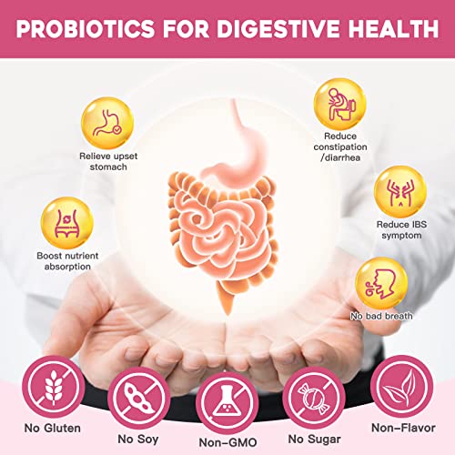Probiotics for Women Probiotic Powder Supplement - Prebiotics and Probiotics for Weight Loss NATURE TARGET