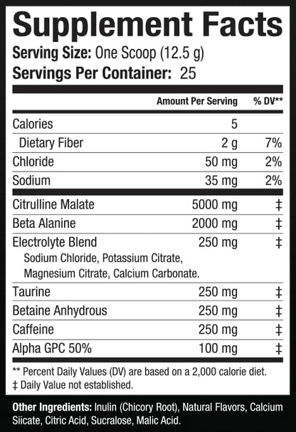 ES FiT Pump Pre-Workout | 14.8oz - 30 Servings | Pre-Workout Supplement | Increase Performance and Stamina (Blue Raz)