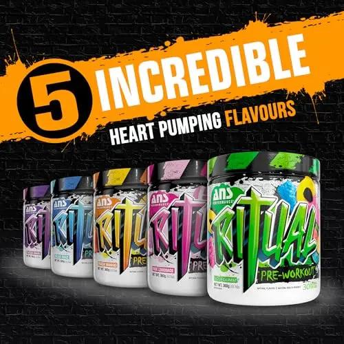 ANS Performance Ritual Pre Workout (30 Servings, 12.7 oz) - Complete Preworkout Formula