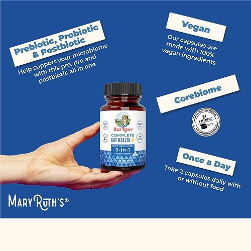 MaryRuth's 3-in-1 Probiotics for Complete Gut Health | Gut Health Supplement for Women