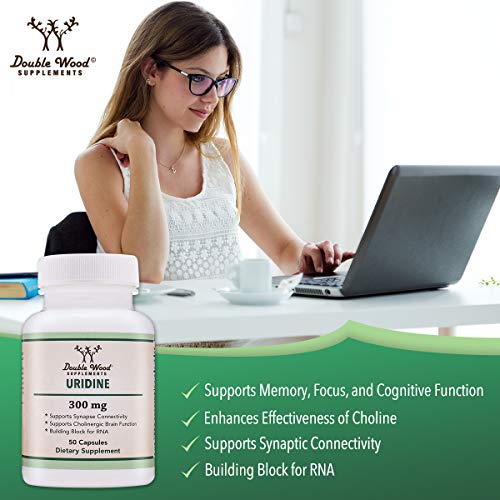 Uridine Monophosphate - Third Party Tested (Choline Enhancer, Beginner Nootropic) Double Wood Supplements