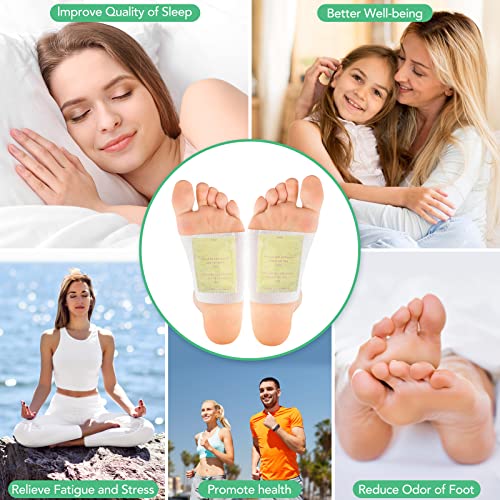 Foot Pads maguja 100Pcs Deep Cleansing Foot Pads for Stress Relief | Better Sleep | Foot Care