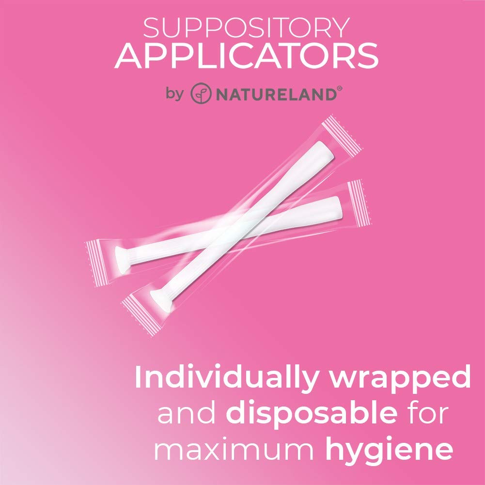 Natureland [10 Pack] Vaginal Suppository Applicators for Women, Soft Tip Auxiliary Tool for Pills Natureland
