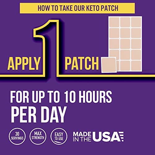 VitaPatch Keto Patch with B12 Methylcobalamin and Vitamin Guarana B12 Patch for Energy