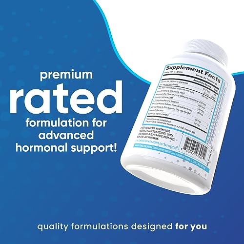 NuEthix Formulations Estro-Cort Anti-Estrogen Nutritional Support Dietary Supplement, 120 Capsules NuEthix Formulations