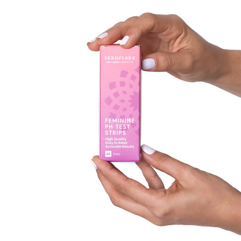 Seroflora Vaginal pH Test Strips for Women - Monitor Vaginal Health & Yeast Infection - Easy Seroflora