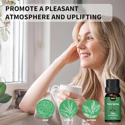 MISIJI Getting Power Essential Oils Set-Essential Oils for Diffuser for Home,Diffuser Oils Scents MISIJI