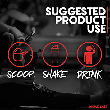 Insane Labz Psychotic, High Stimulant Pre Workout Powder, Extreme Lasting Energy