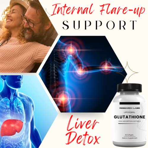 Research Labs Liposomal Glutathione Supplement w/Gluta-IV™, 100x Enhanced Absorption Research Labs