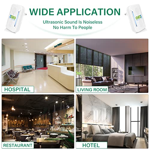 Ultrasonic Pest Repeller, Indoor Ultrasonic Repellent for Roach, Rodent ZEROPEST