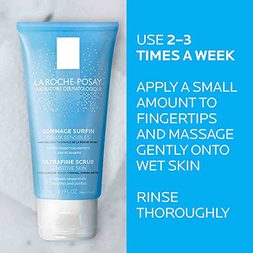 La Roche-Posay Ultra-Fine Scrub for Sensitive Skin, Gentle Exfoliating Face