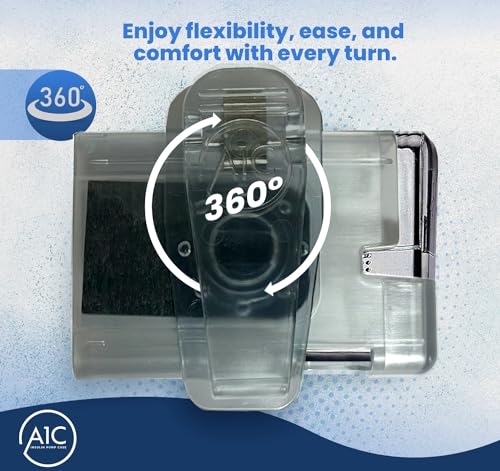 (2023-24 Model) A1C Pump Case, 360 Rotating Case for Tandem Tslim, t:Slim X2, t:Slim G4