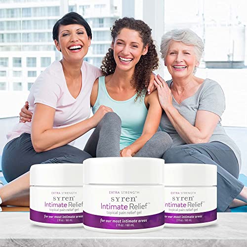 Syren Intimate Relief - Intimate Pain Relieving Gel - Relieves Vulva Pain, Throbbing, Spasms, Vaginal Dryness SYREN