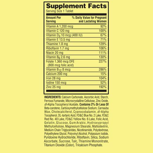 Spring Valley Prenatal Vitamins-Multivitamin Multimineral for Pregnant and Nursing Women FUSION SHOP STORE Smart choices, meaningful life!