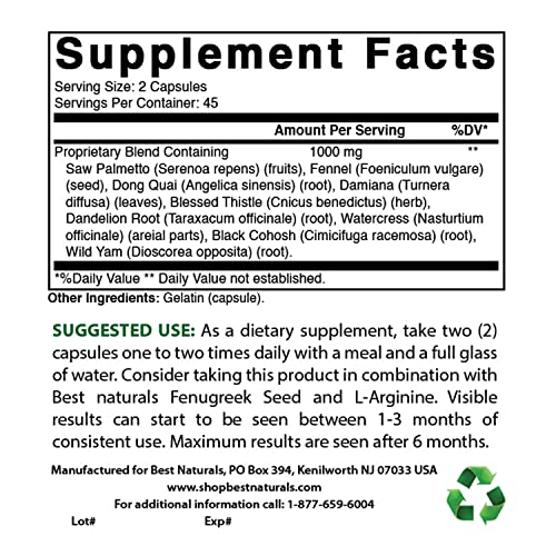 Best Naturals Breast-Ultra Breast Enlargement Pills 90 Capsules Best Naturals