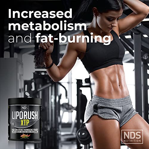LIPORUSH NDS Nutrition XTP Thermogenic Fat Burner with L-Carnitine - Energy LIPORUSH