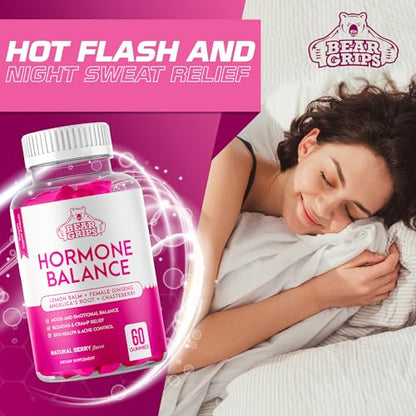Hormone Balance for Women - PMS Relief Gummies and Bloating Relief for Women