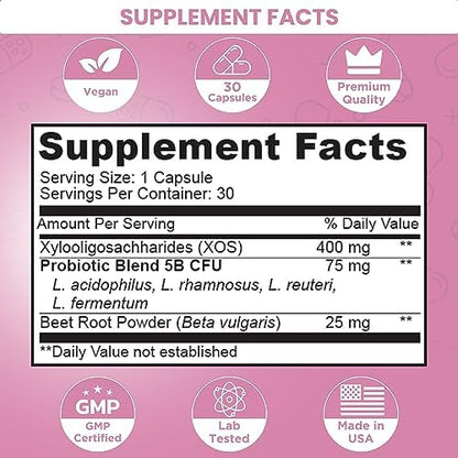 The Vitamin Kitchen Vaginal Probiotics for Women-Pro-Natural Women Probiotic-5 Billion