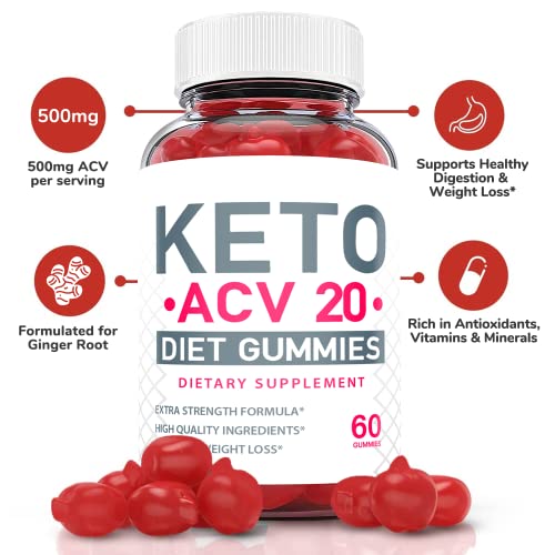Keto ACV 20 Gummies - Keto ACV 20 Gummies, Keto ACV 20 Ketosis Gummies with Apple