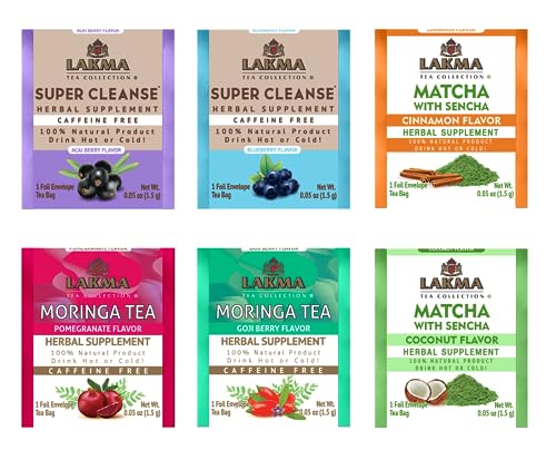 Lakma 14 Day Cleanse Kit Green Tea - 42 Tea Bags