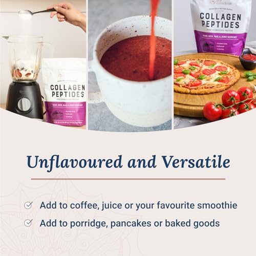 Collagen Peptides Powder - Grass-Fed Hydrolysed Collagen Powder Supplement Live Conscious