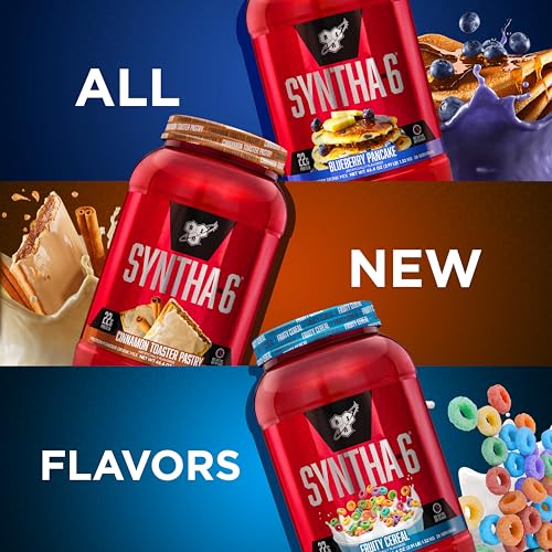 BSN SYNTHA-6 Whey Protein Powder, Milk Isolate Protein Powder with Micellar Casein BSN