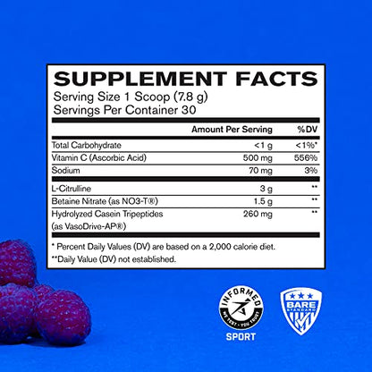 BARE PERFORMANCE NUTRITION, BPN Endo Pump Pre-Workout Muscle Pump Enhancer