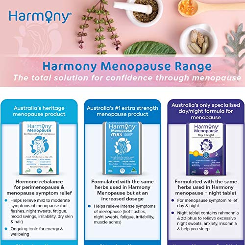 Harmony - Menopause Supplements for Women, Support for Hot Flashes & Irritability, Vitamin D HARMONY NATURAL WOMEN'S HEALTH