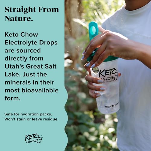 Keto Chow - Electrolyte Hydration Drops - Keto Diets & Intermittent Fasting - Immune Support