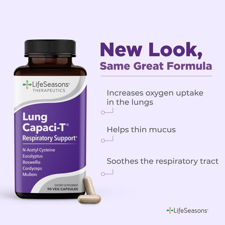 LifeSeasons - Lung Capaci-T - Lung & Respiratory Support Supplement LifeSeasons