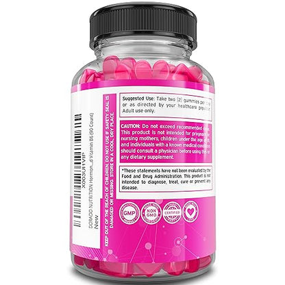 Hormonal Balance For Women & PMS Relief Gummies (90 Gummies) - Support Cramps