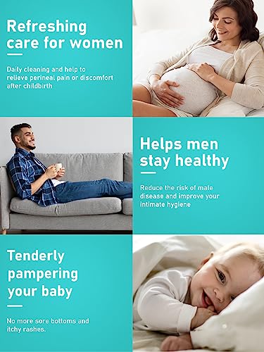 Peri Bottle for Postpartum & Perineal Care,Portable Travel Bidet for Personal Hygiene Cleaning,16.9 OZ PropoDusche