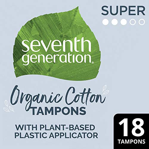 SEVENTH GENERATION Free & Clear Super Tampons with Applicator, 18 CT Seventh Generation