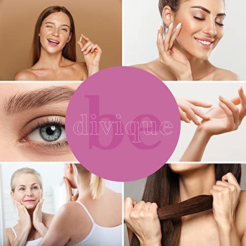 Collagen Capsules Divique Collagen Hyaluron 1500mg Collagen Peptides Type 1, 2, 3, 5, 10 Divique