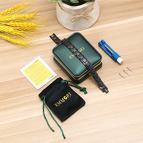 EMMORI Ultra Strength Magnetic Bracelet - 3,500 Gauss Per Magnet -Magnetic Bracelets Emmori