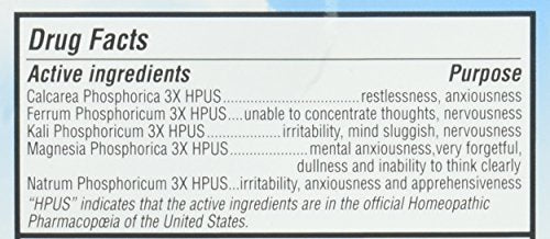 Hyland's Naturals Nerve Tonic Stress Relief Tablets, Natural Relief of Restlessness, Nervousness Hyland's