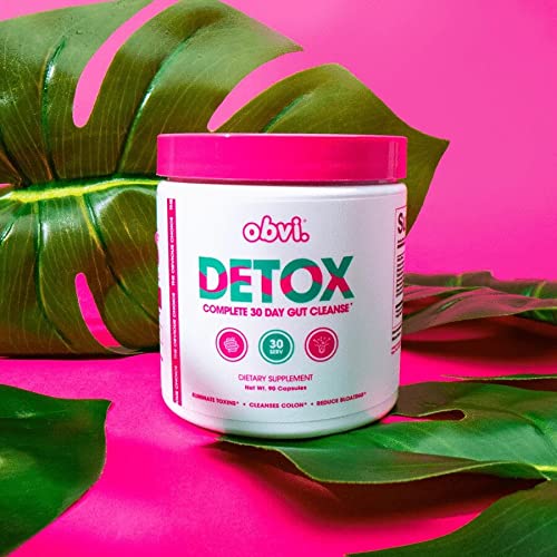 Obvi Detox, Flush Out and Eliminate Toxins, Support Weight Loss, Cleanse Colon, Packed Obvi