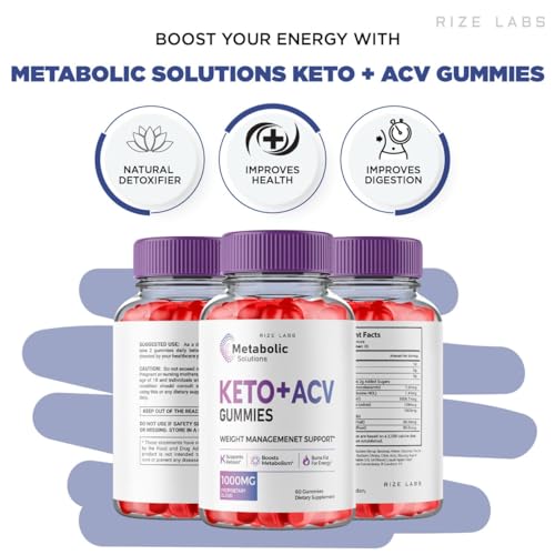 Metabolic Solutions Keto ACV Gummies, Metabolic Solutions Keto+ACV Gummies for Weight Health rize labs
