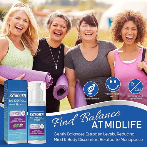Topicy Estrogen Cream, Natural Estrogen Cream for Women, Menopause Relief, Body Balance Support Topicy