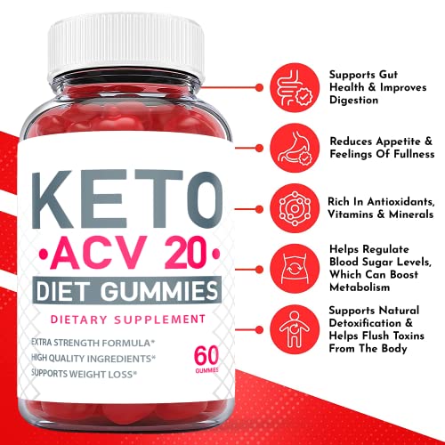 Keto ACV 20 Gummies - Keto ACV 20 Gummies, Keto ACV 20 Ketosis Gummies with Apple