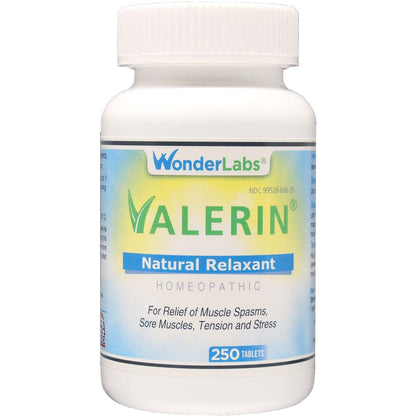 Valerian Natural Relaxant for Tension Relief, Stress Relief, Leg Cramp Relief and Other