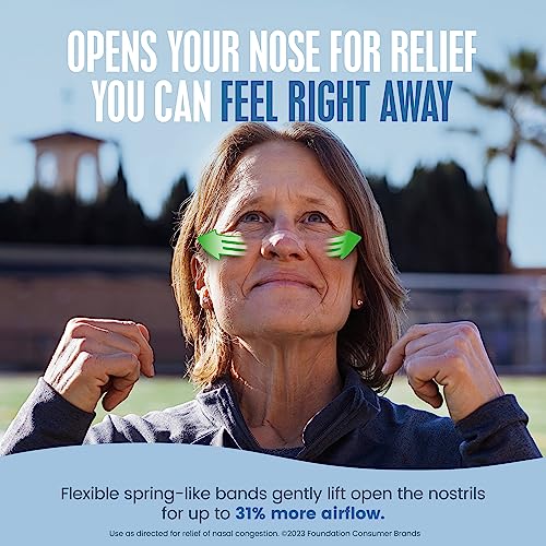 Breathe Right Nasal Strips | Extra Strength | Clear | For Sensitive Skin Breathe Right