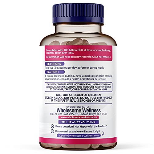 Dr. Formulated Raw Probiotics for Women 100 Billion CFUs with Prebiotics
