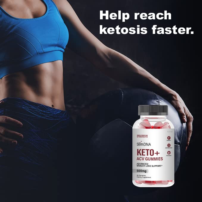 kivus Slim DNA Keto Gummies - Slim DNA Keto + ACV Gummies (Single, 60 Gummies)