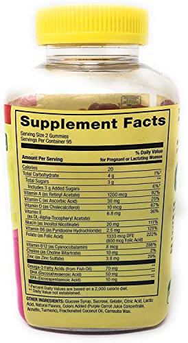 Spring Valley Adult Prenatal Health Multivitamin DHA & Folic Acid, Fruit, 190 Gummies Adventure Home