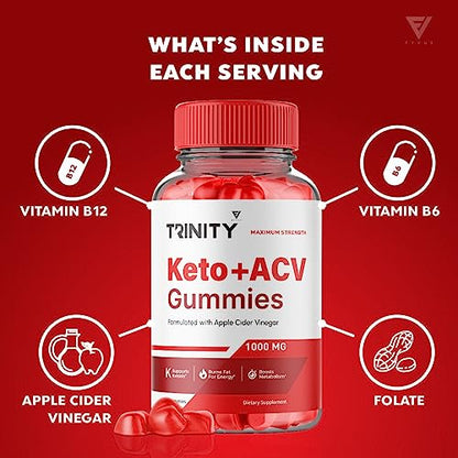 Trinity Keto, Trinity Keto ACV Gummies - Trinity Keto ACV Gummies Advanced Apple Cider
