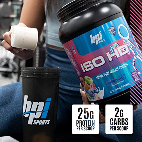 BPI Sports ISO HD – 100% Whey Protein Isolate Powder – Muscle Growth, Recovery BPI Sports