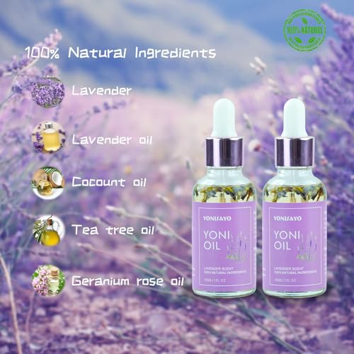 Yoni Wash Yoni Oil Yoni Soap Set, 5.29oz Yoni Soap Bar, 2 * 30ml Feminine Oil, 6.7 fl.oz Feminine Wash
